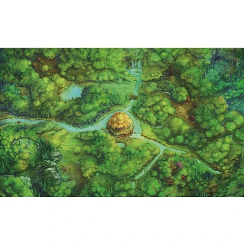 Tapete de neopreno 150x90 cm - BOSQUE