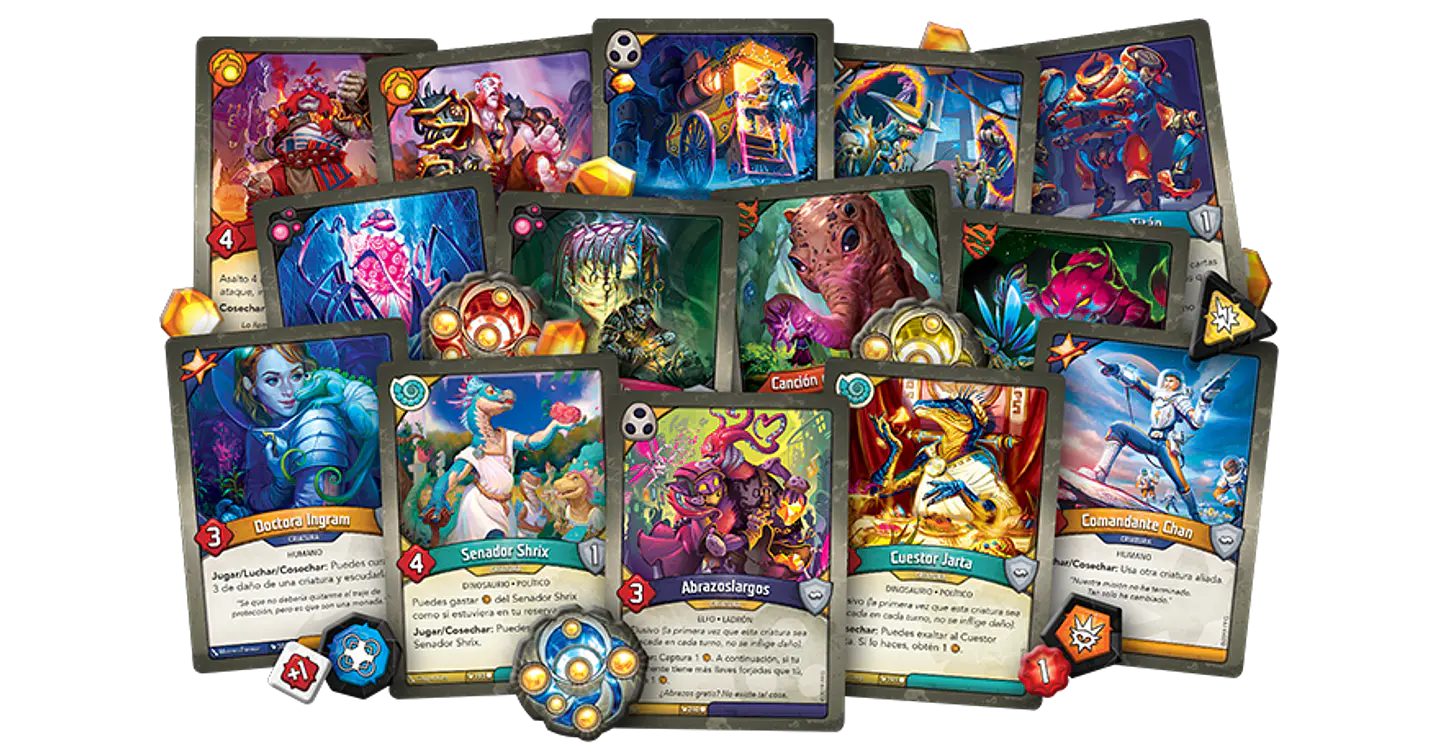 Keyforge - Mundos en Colisión Caja de Inicio para 2 jugadores - Español 2
