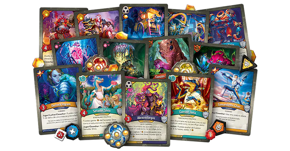 Keyforge - Mundos en Colisión Caja de Inicio para 2 jugadores - Español 2