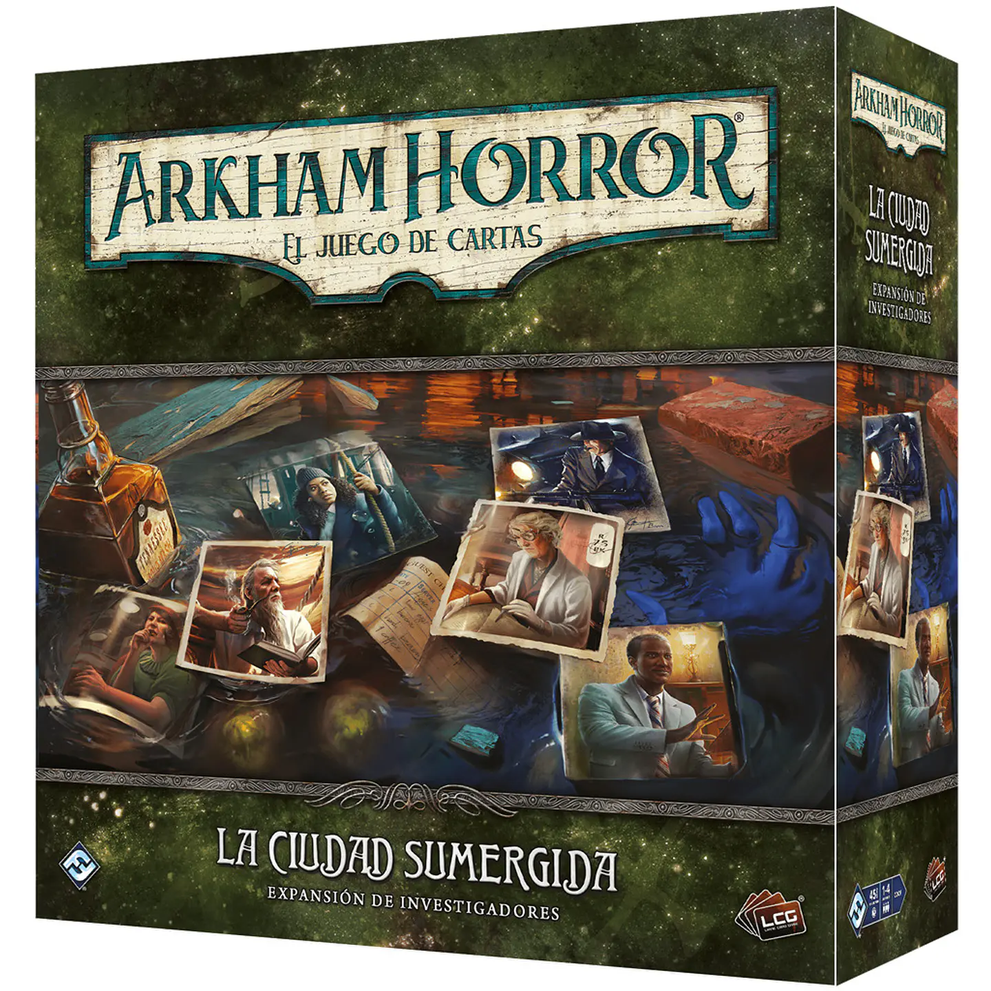 Arkham Horror LCG - La ciudad sumergida exp. Investigadores - Español 1