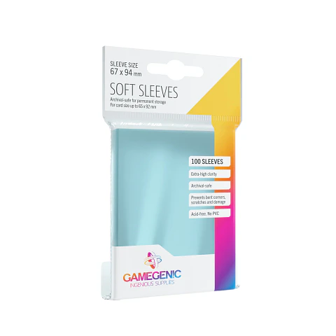 Game Genic - Protectores Soft Sleeves - (67 x 94 mm)