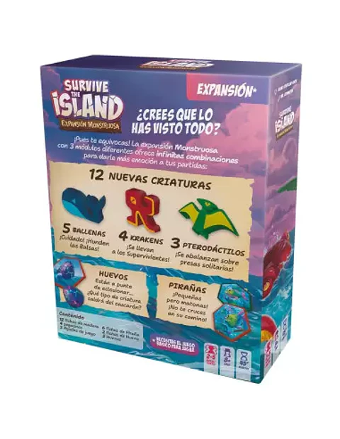 Survive The Island Expansión  Monstruosa - Español