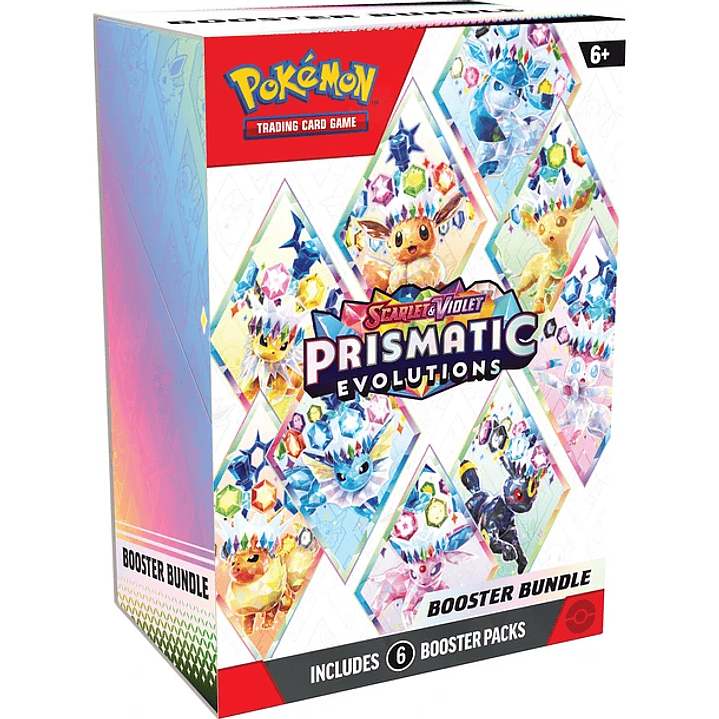 Pokémon TCG: Scarlet & Violet Prismatic Evolutions - 6pk Booster Bundle - Español 1