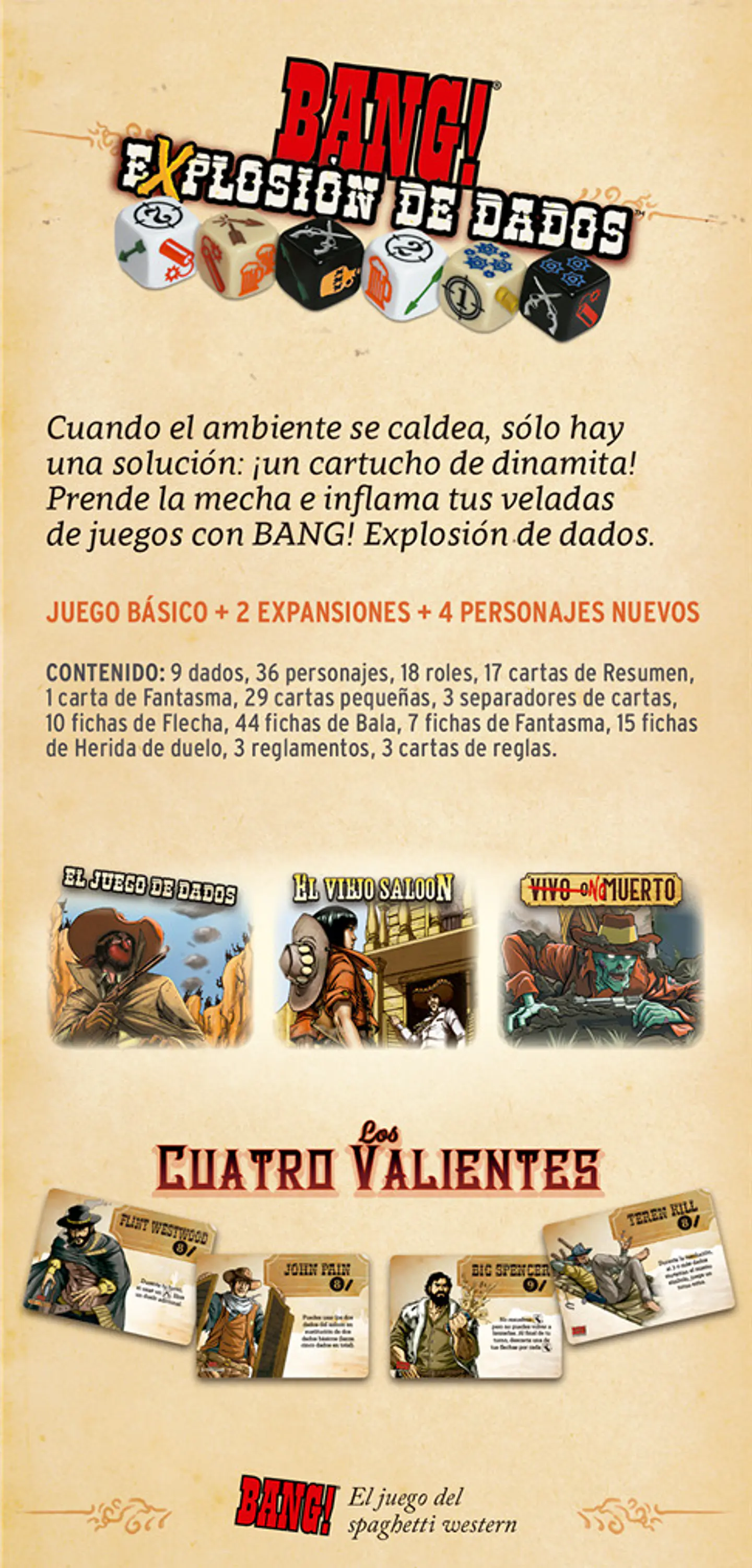 Bang! Explosión de dados - Español 2