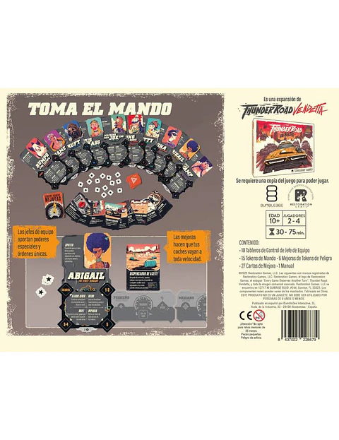 Thunder Road: Vendetta - Choppe Shoppe - Español