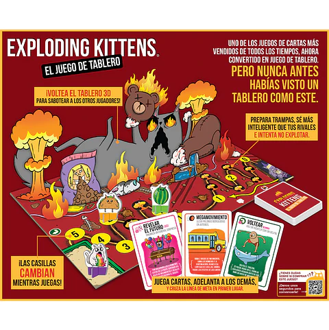 Exploding Kittens - El juego de tablero - Español