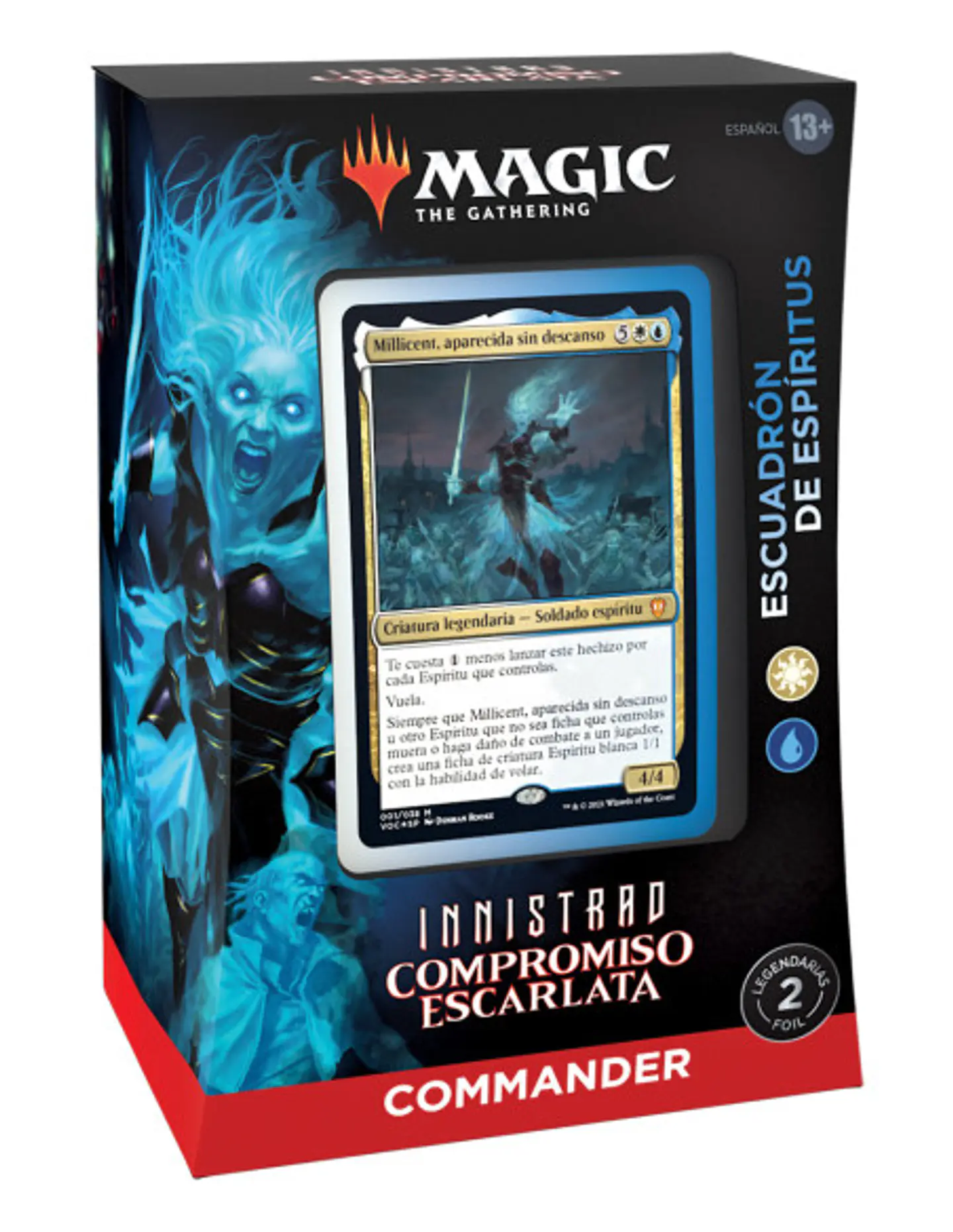 MTG Innistrad: Compromiso Escarlata - Mazo Commander Escuadrón de espíritus - Inglés/Español 1