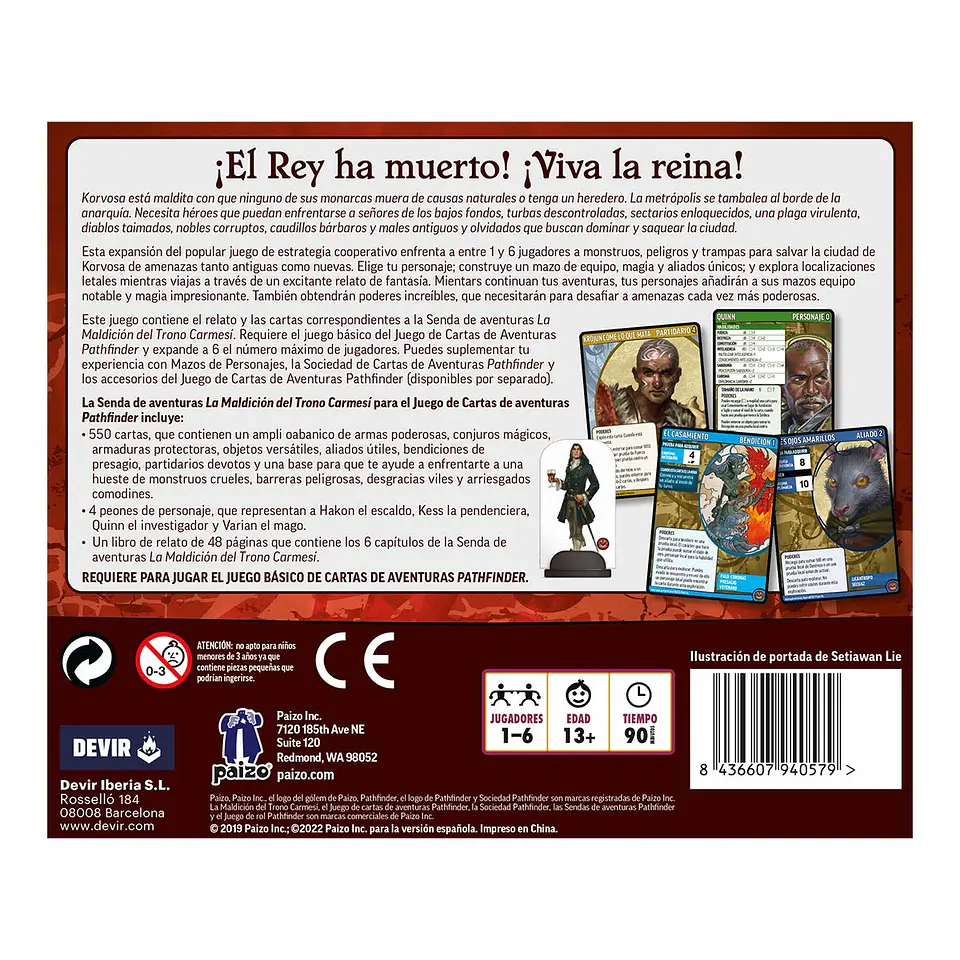 Pathfinder: La Maldición del Trono Carmesí - Español  3