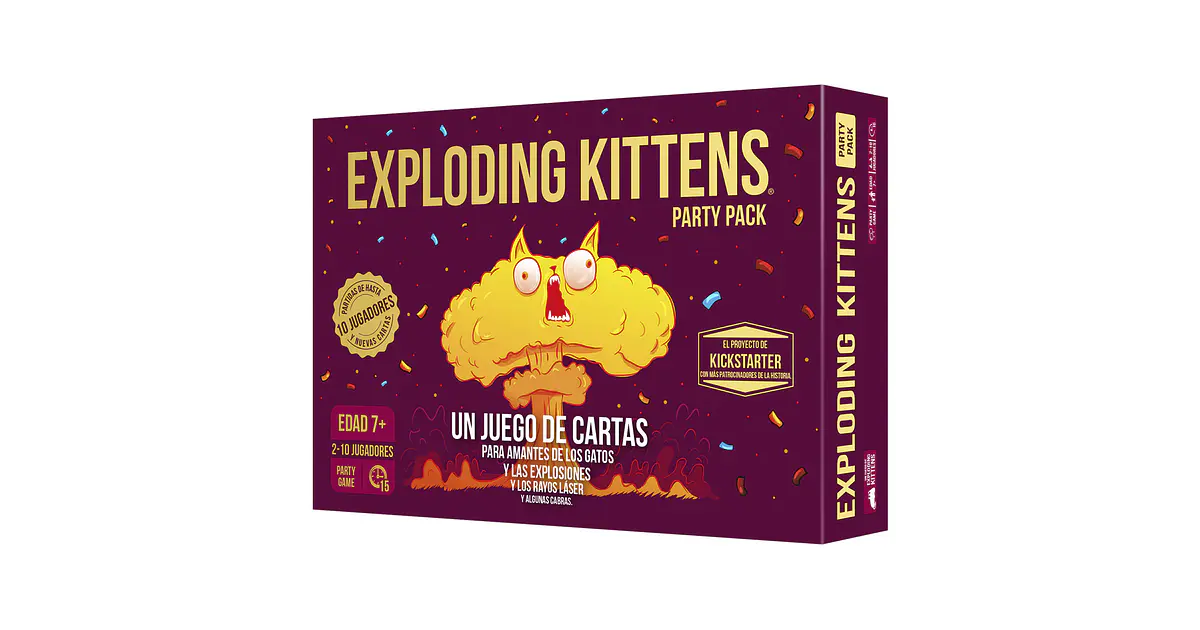 Exploding Kittens Party Pack - Nueva versión - Español
