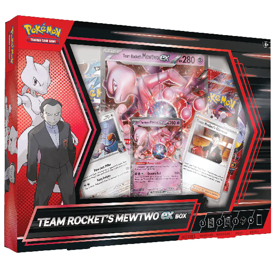 Pokemon TCG Team Rocket's Mewtwo ex Box - Inglés 1