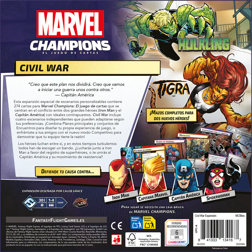 Marvel Champions: Civil War Expansion - Español 5