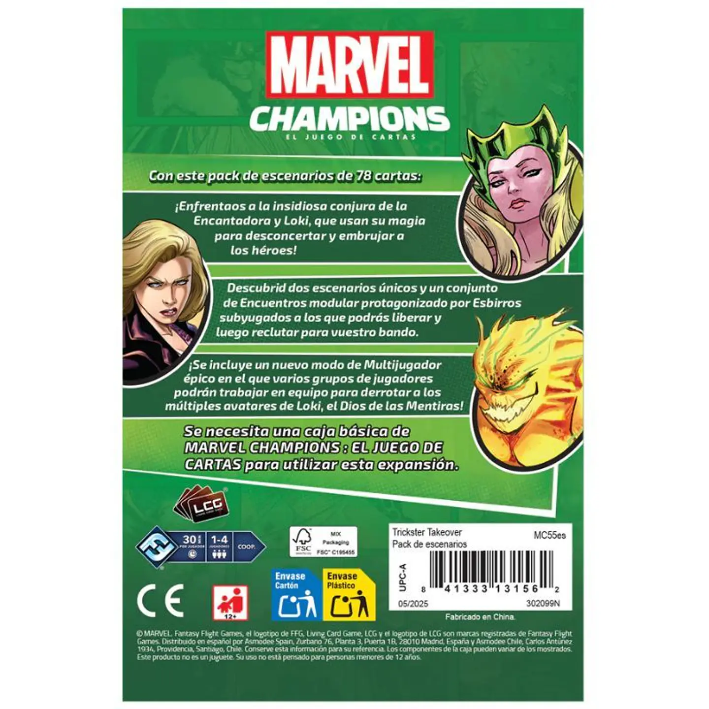 Marvel Champions: Trickster Takeover - Pack de Escenarios - Español 2