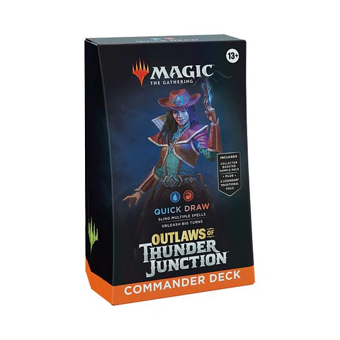 MTG Outlaws of Thunder Junction Commander Deck - Quick Draw - Inglés