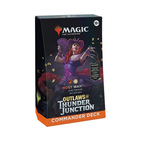 MTG Outlaws of Thunder Junction Commander Deck - Most Wanted - Inglés