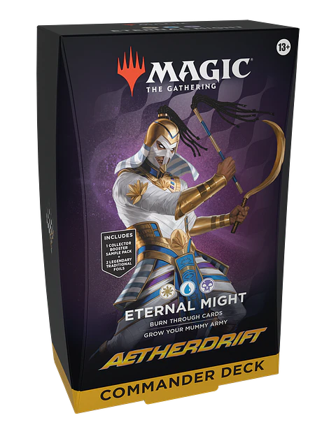 MTG - Aetherdrift Commander Deck - Eternal Might - Inglés