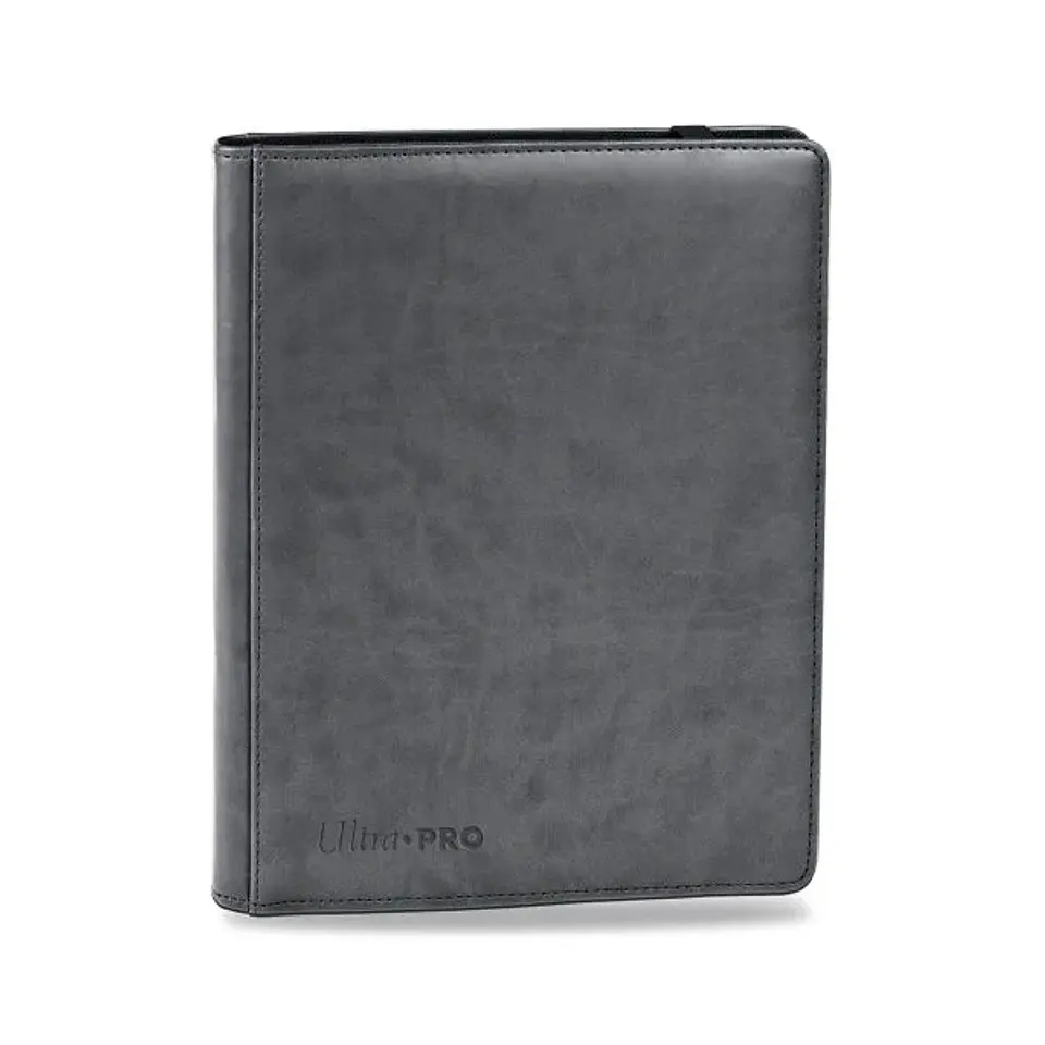 Ultra Pro Grey Premium Pro-binder Album 9 Pocket Side Load Holds 360 Cards 1
