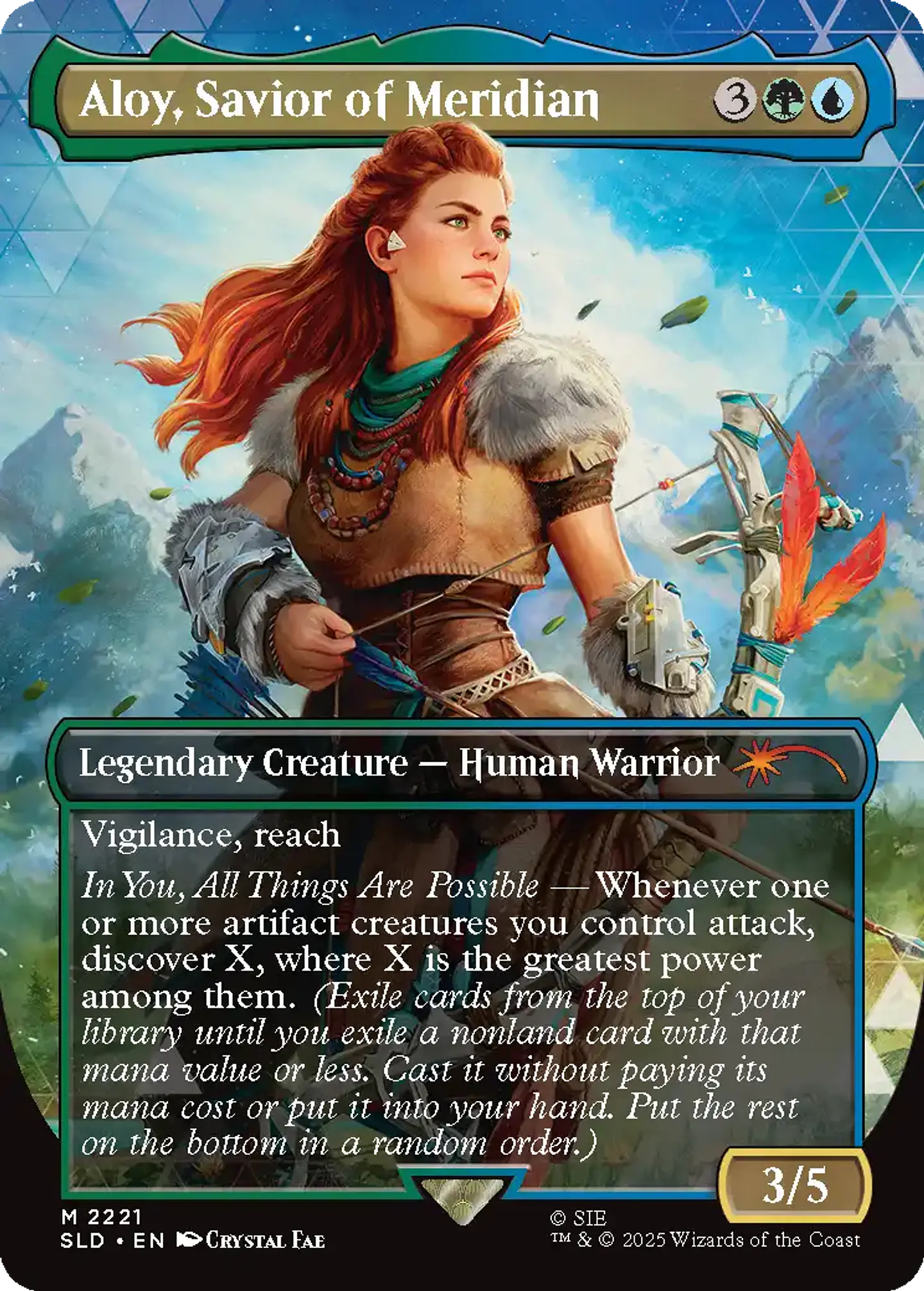MTG [EN] Secret Lair Drop - Horizon: Zero Dawn: Huntress and the Machines - Regular - Inglés 1