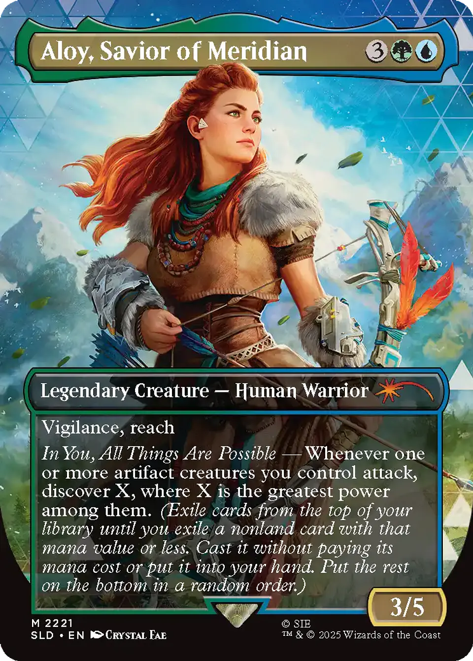MTG [EN] Secret Lair Drop - Horizon: Zero Dawn: Huntress and the Machines - Regular - Inglés 1