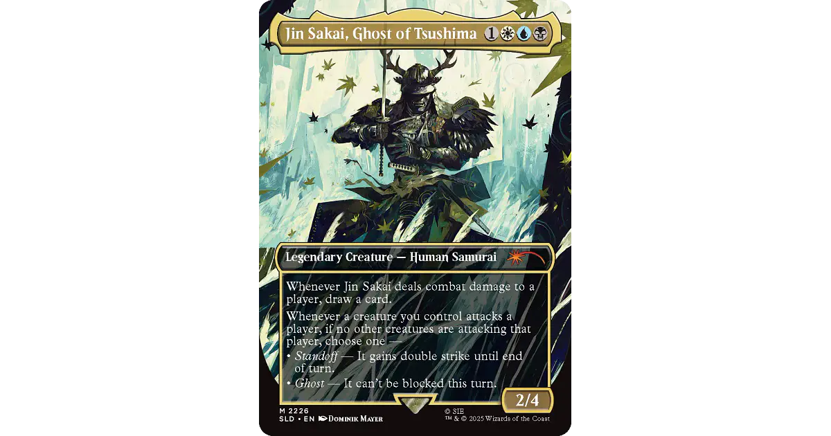 マジック：ザ・ギャザリング Jin Sakai, Ghost of Tsushima MTG SLD