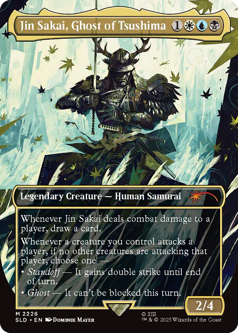 MTG [EN] Secret Lair Drop - Ghosts of Tsushima: Shadow Samurai - Regular - Inglés