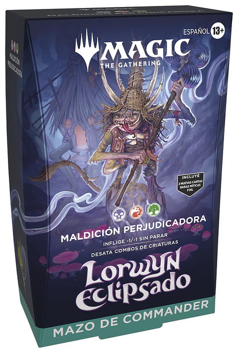 MTG - Lorwyn Eclipsed - Commander Deck Maldición perjudicadora - Español