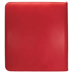 Carpeta Ultra Pro Vivid 12-Pocket Zippered Pro-Binder - Red