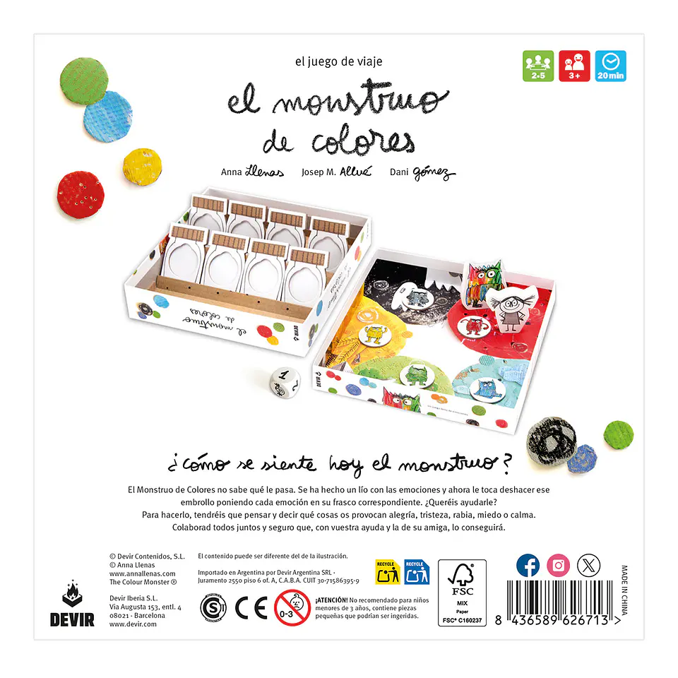 El Monstruo de Colores - Edicición de Viaje - Español 4