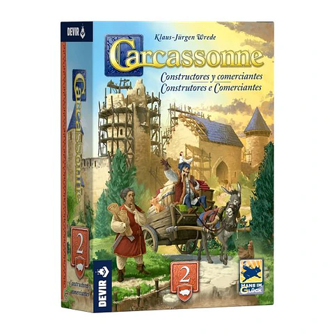 Carcassonne: Constructores y Comerciantes (3Edición)
