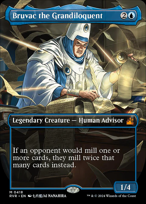 Ravnica Remastered Variants: Bruvac the Grandiloquent (0418 - Anime) - Inglés