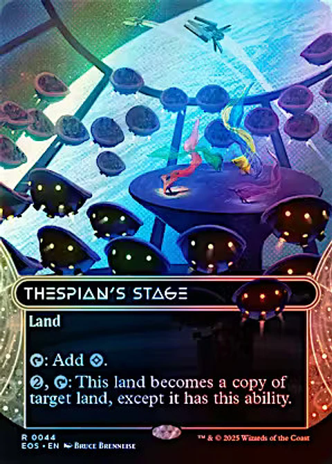 Edge of Eternities Stellar Sights: Thespian's Stage (0044 - Borderless) - Foil - Inglés