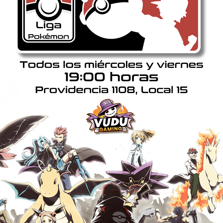 Evento - Todos los Miércoles y Viernes - Liga Pokémon TCG Vudugaming 1