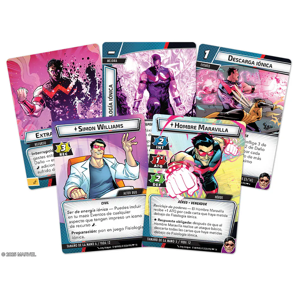 Marvel Champions - Wonder Man Hero Pack - Español 2