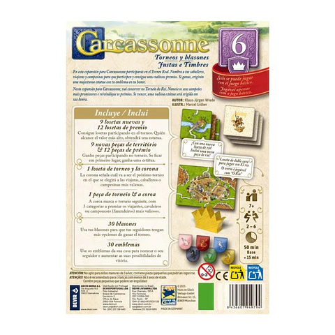 Carcassonne: Torneos y Blasones - Español
