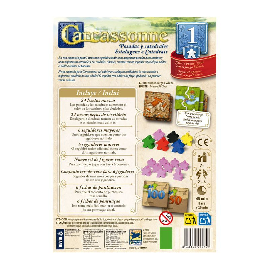 Carcassonne Posadas y Catedrales - Español 2