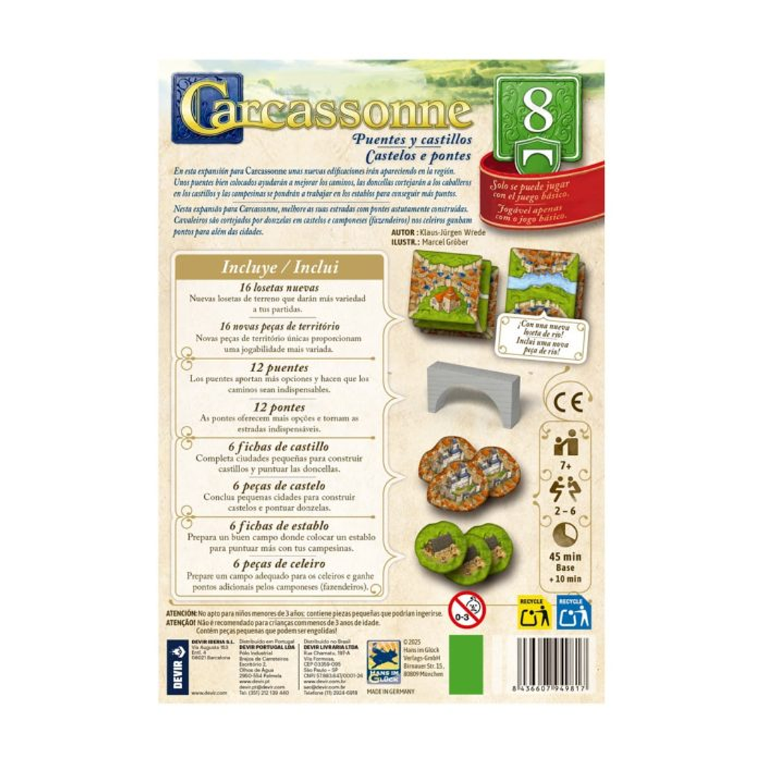 Carcassonne: Puentes y Castillos - Español 2