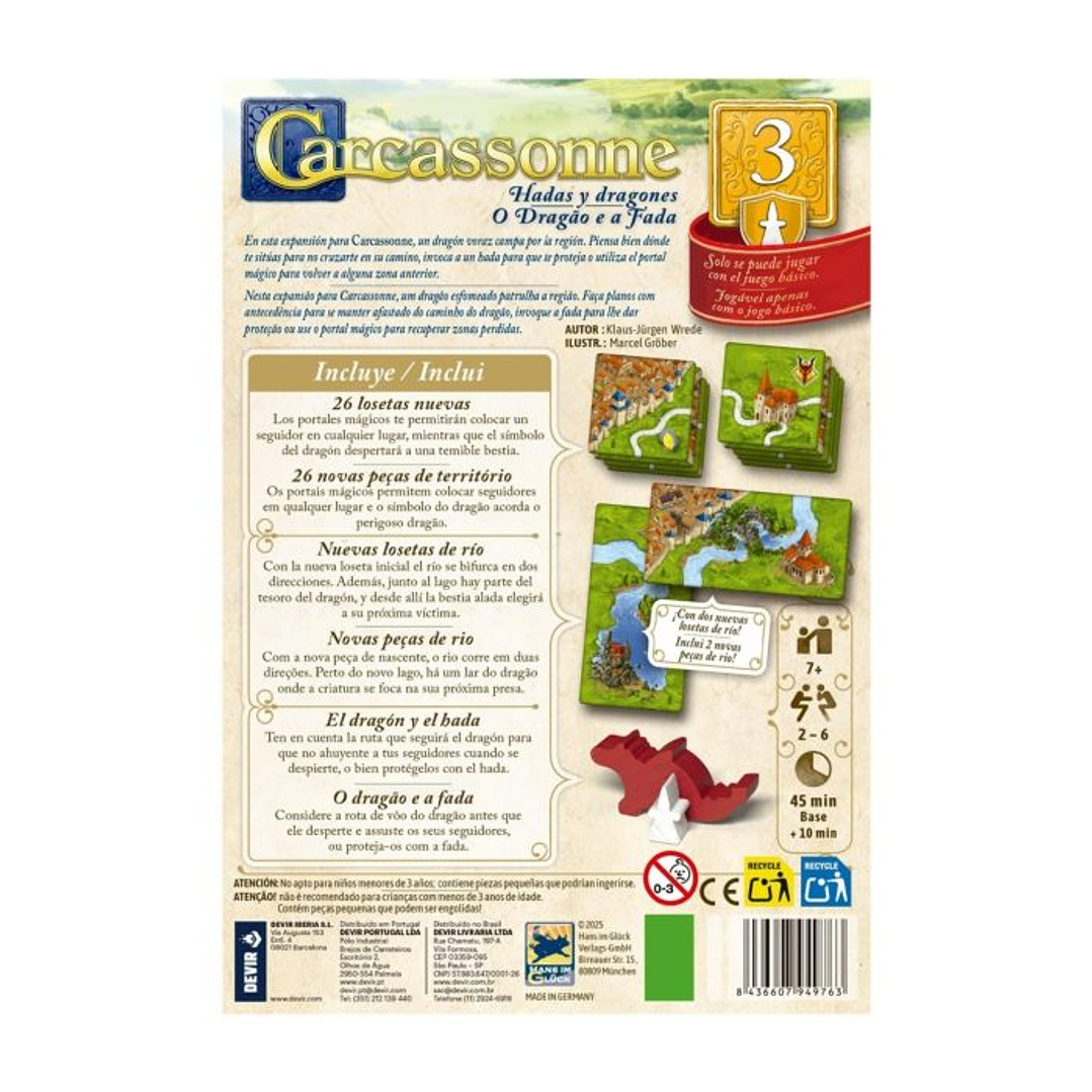 Carcassonne: Hadas y Dragones - Español 2