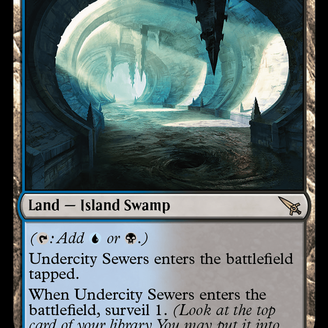 Undercity sewers-land-island swamp-foil 1