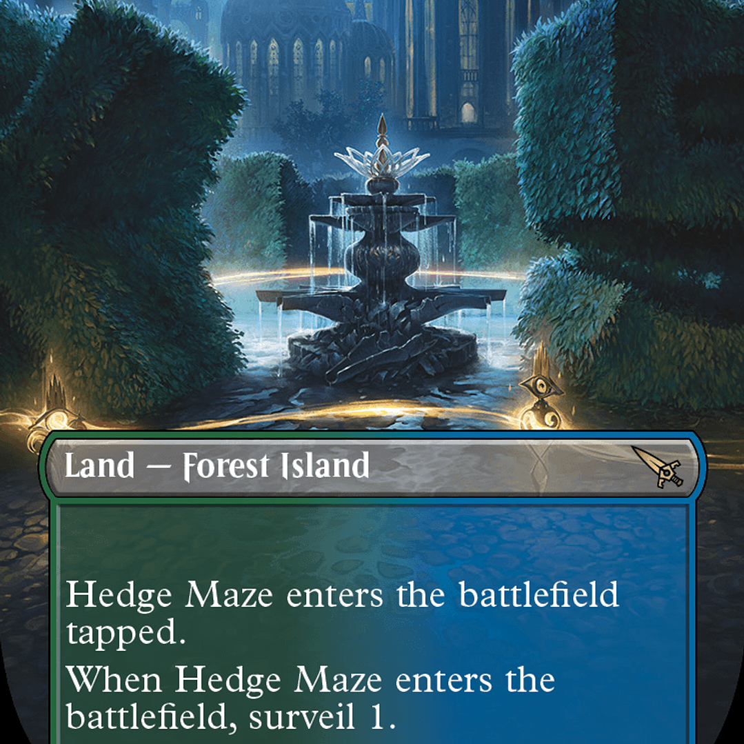 Murders at Karlov Manor Variants: Hedge Maze (Borderless) - Inglés 1