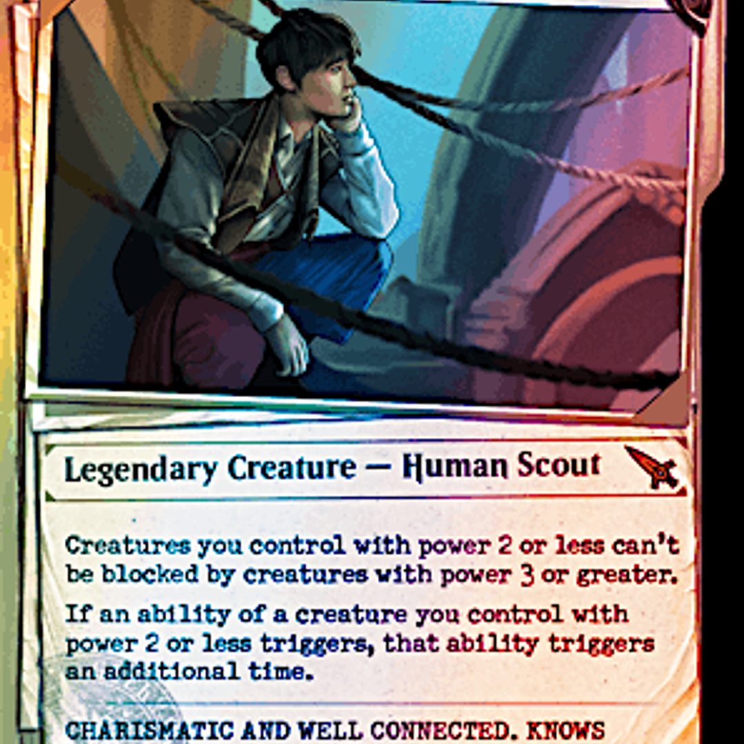 Murders at Karlov Manor Variants Foil: Delney, Streetwise Lookout (0378 - Invisible Ink Dossier) - Inglés 1