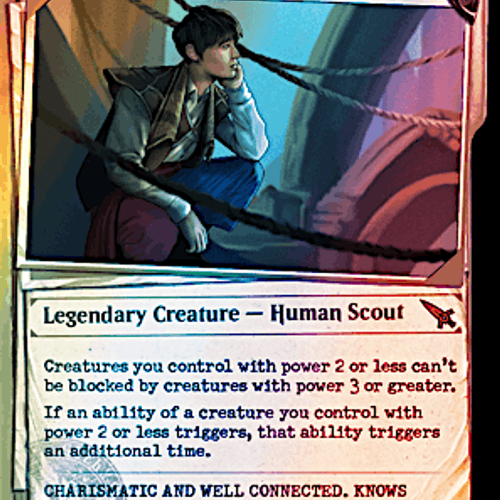 Murders at Karlov Manor Variants Foil: Delney, Streetwise Lookout (0378 - Invisible Ink Dossier) - Inglés 1