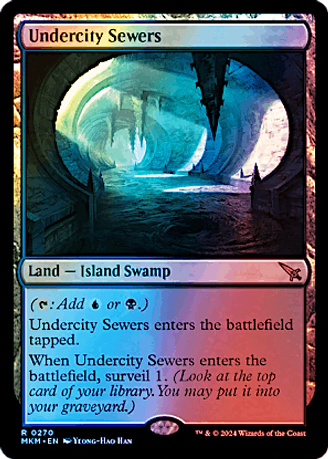 Murders at Karlov Manor Foil: Undercity Sewers - Inglés