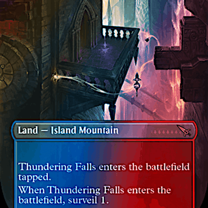 Murders at Karlov Manor Variants Foil: Thundering Falls (Borderless) - Inglés 1