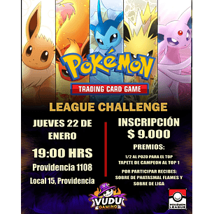 Pokemon TCG: LIGA CHALLENGE - Jueves 22 de Enero 2026