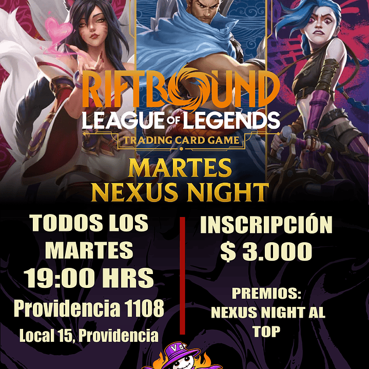 Evento - Todos los Martes - Riftbound Nexus Night en Vudugaming 1