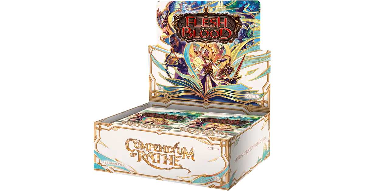 Flesh and Blood TCG: Compendium of Rathe Booster Box - Inglé