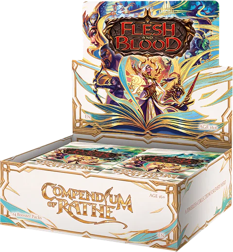 Flesh and Blood TCG: Compendium of Rathe Booster Box - Inglés