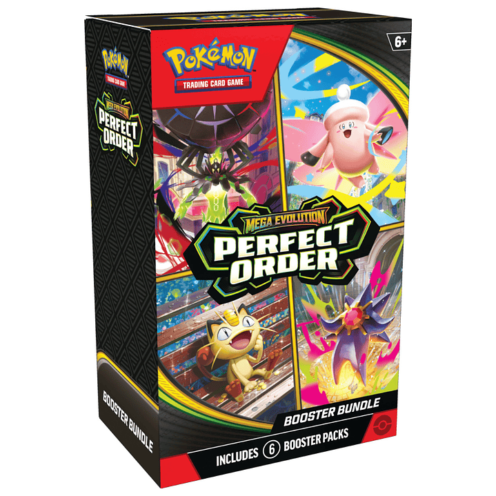 Preventa - Mega Evolution Perfect Order - Booster Bundle - Inglés 1