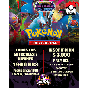 Evento - Todos los Miércoles y Viernes - Liga Pokémon TCG Vudugaming