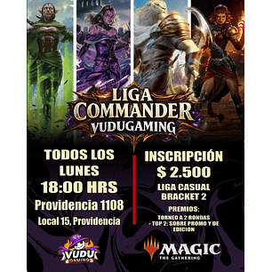 Evento - Todos los Lunes - Liga Magic Commander en Vudugaming
