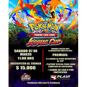 Evento - Pokemon TCG: League Cup - Sabado 07 de Marzo 2026